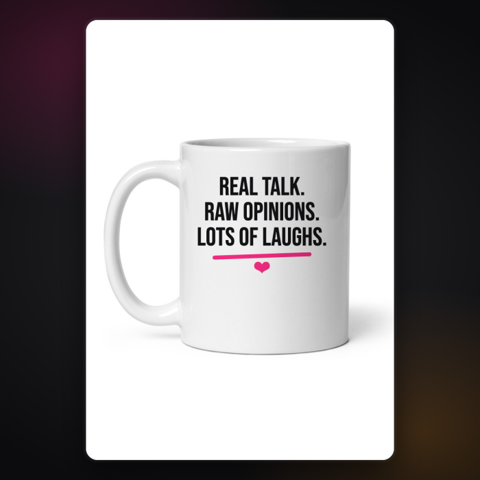 Real Talk Mug (Sugar's Mug) — sample design mockup